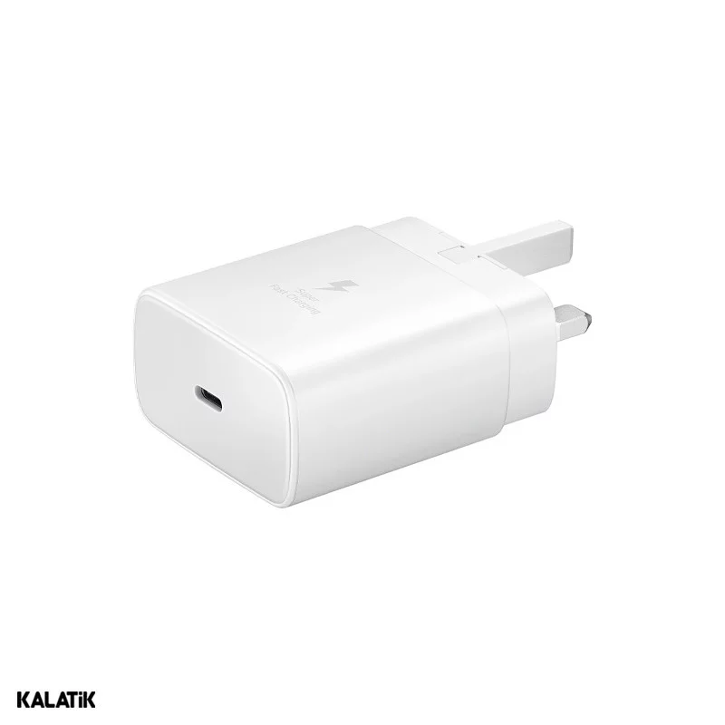 شارژر دیواری 45W سامسونگ +A مدل EP-TA845 فست PD تک پورت سه پین-شارسل