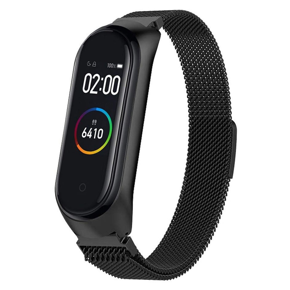 بند فلزی دستمند هوشمند Mi Band 3/4 مدل Milanese Loop