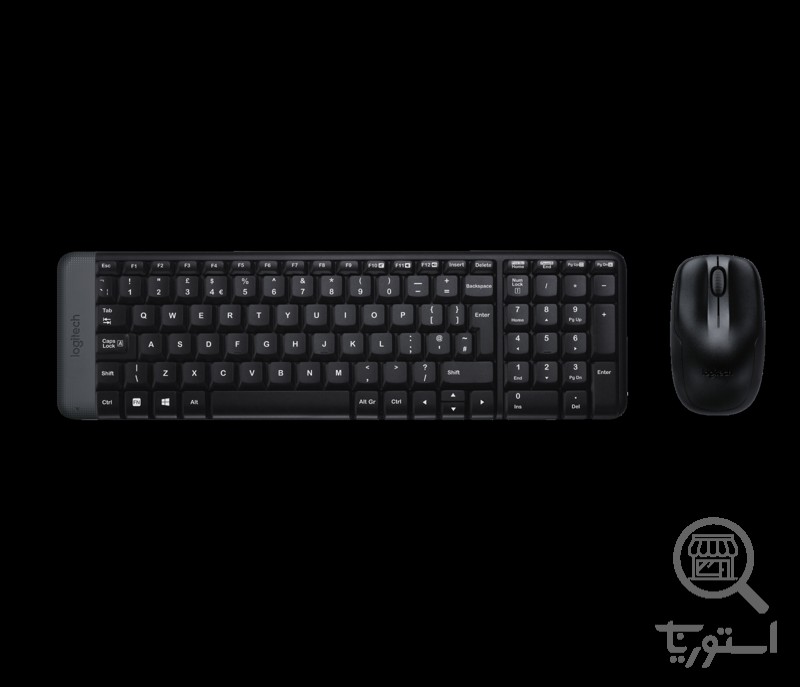 کیبرد و موس بی سیم لاجیتک Logitech MK220 Wireless Keyboard and Mouse Combo