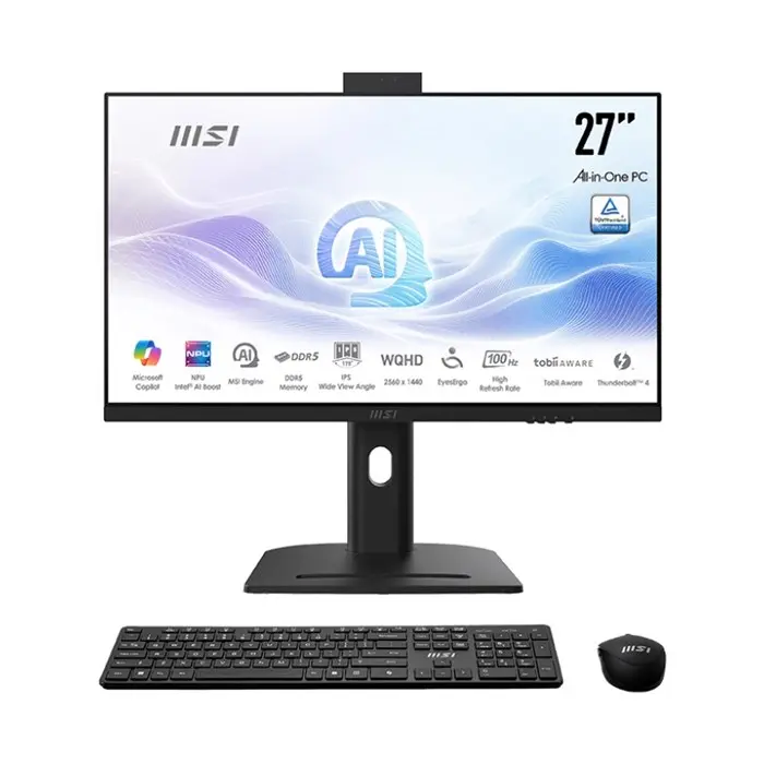 کامپیوتر All In One ام اس آی 27 اینچی مدل AM273QP پردازنده Ultra 5 125H رم 16GB حافظه 1TB SSD گرافیک Intel