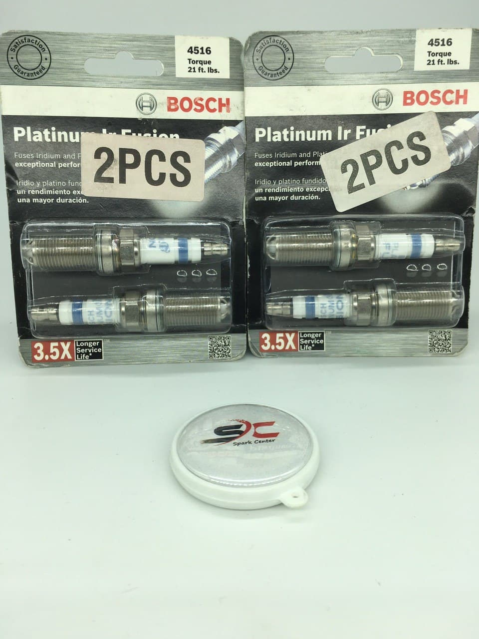 شمع بوش پایه بلند سوزنی فیوژن BOSCH 4516(یک عدد)