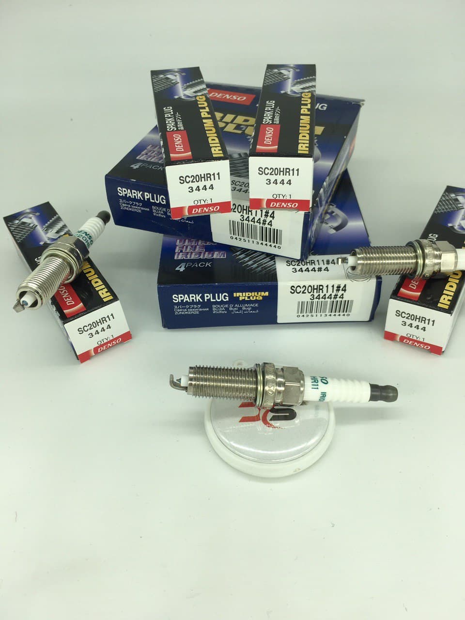 شمع دنسو سوزنی ایریدیوم پلاتینیوم یورو4 DENSO SC20HR11 3444(یک عدد)