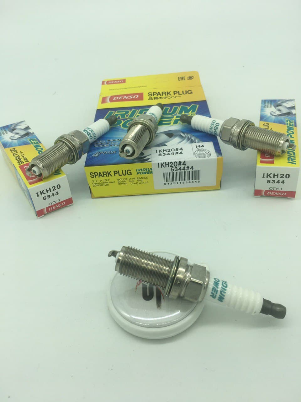 شمع دنسو پایه بلند سوزنی ایریدیوم DENSO IKH20 5344 (یک عدد)