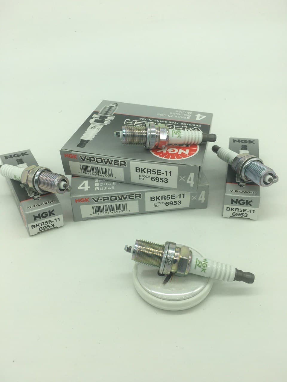 شمع پایه کوتاه نیکل فیلر11 ان جی کا NGK BKR5E-11 6953
