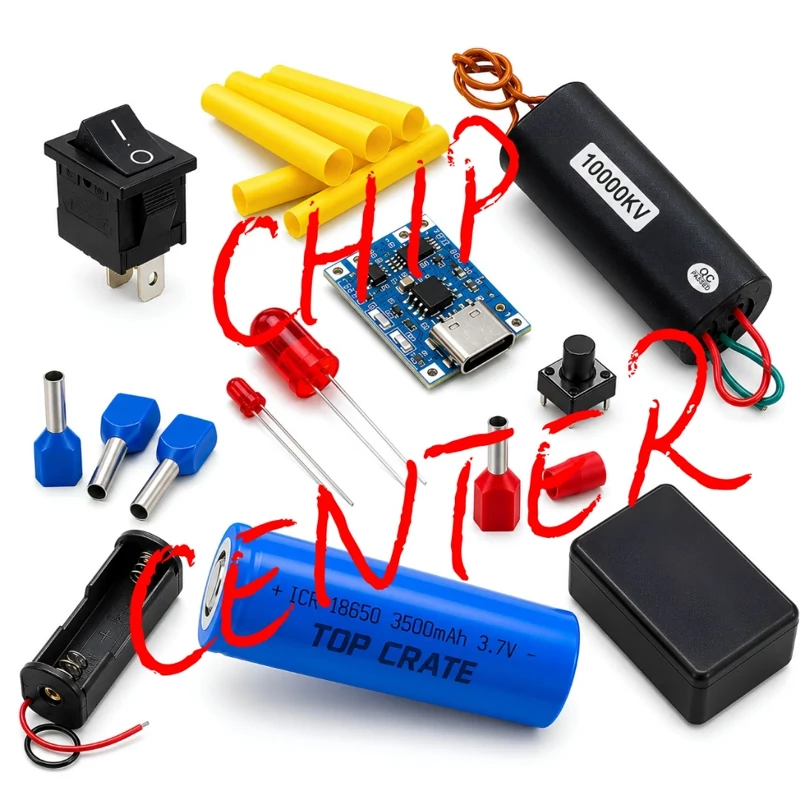 پک ویژه10عددی قطعات الکترونیک-کیت ماژول افزاینده ولتاژ جرقه زن های ولتاژکد3500
