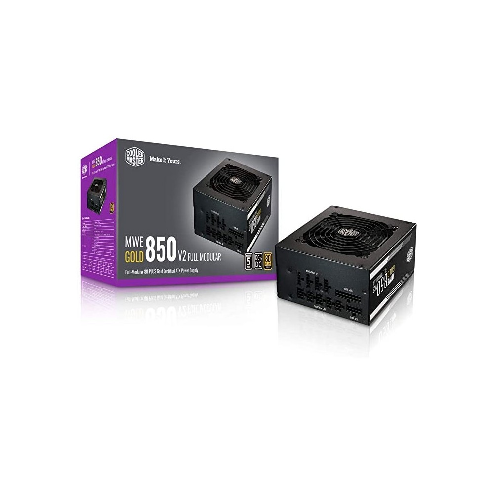 پاور فول ماژولار 850 وات کولر مستر MWE GOLD 850 - V2 مدل MPE-8501-AFAAG