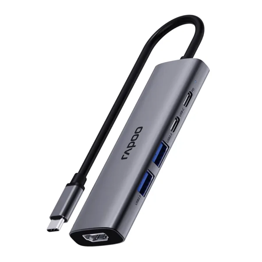 هاب USB-C پنج پورت رپو مدل XD51