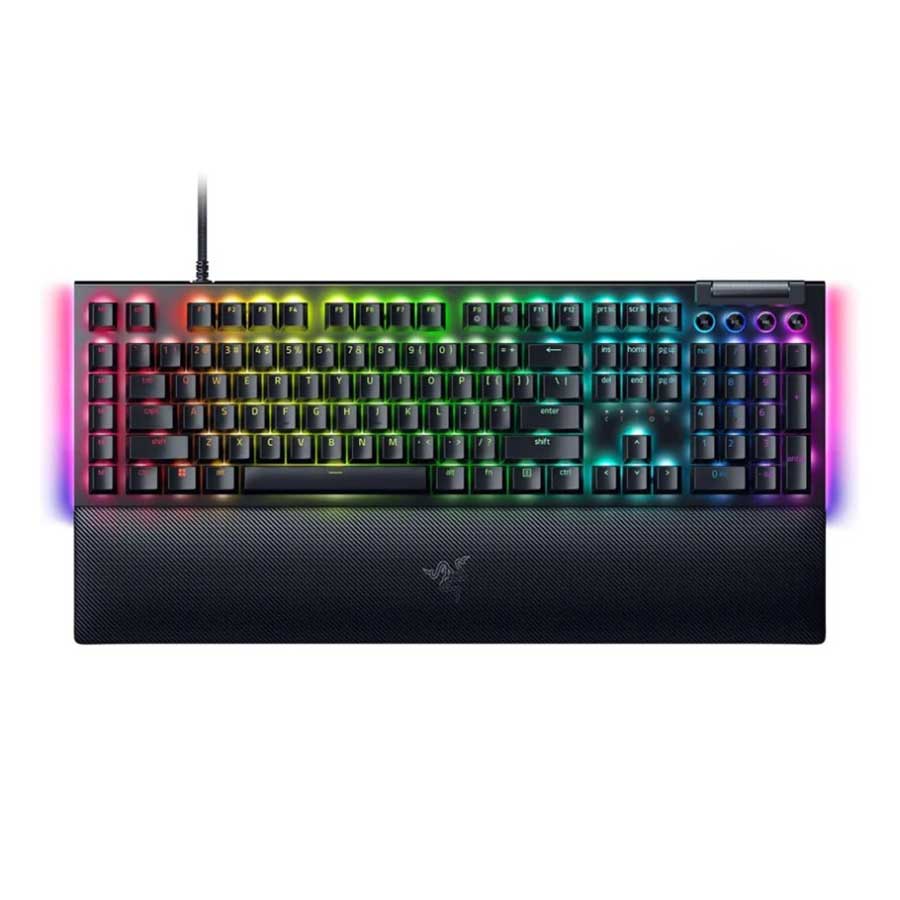 کیبورد گیمینگ باسیم ریزر BlackWidow V4 Yellow Switch