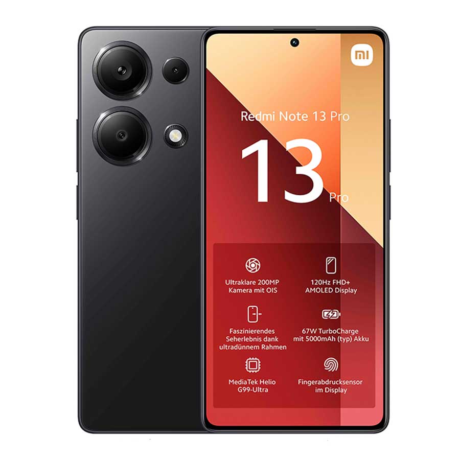 گوشی موبایل شیائومی مدل Redmi Note 13 Pro 4G ظرفیت 512 و رم 12 گیگابایت