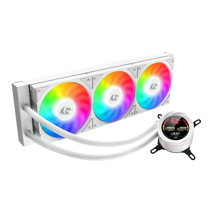 خنک کننده مایع پردازنده ردراگون مدل CCW-1017 360 White RGB