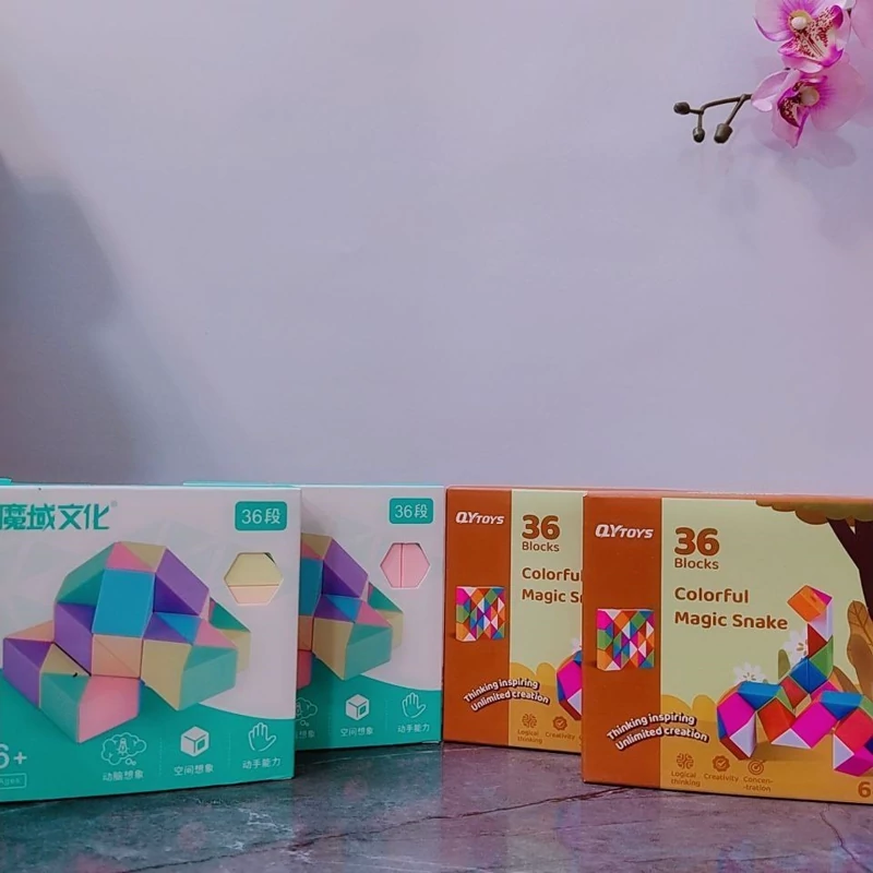 روبیک ماری 36 قطعه خود رنگ کای وای ساده و پاستیلی