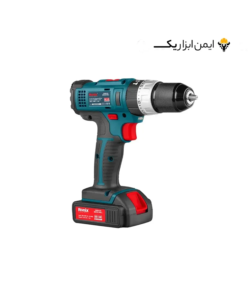 کیت دریل پیچ گوشتی شارژی 14.4 ولت رونیکس (Ronix) مدل 8614K