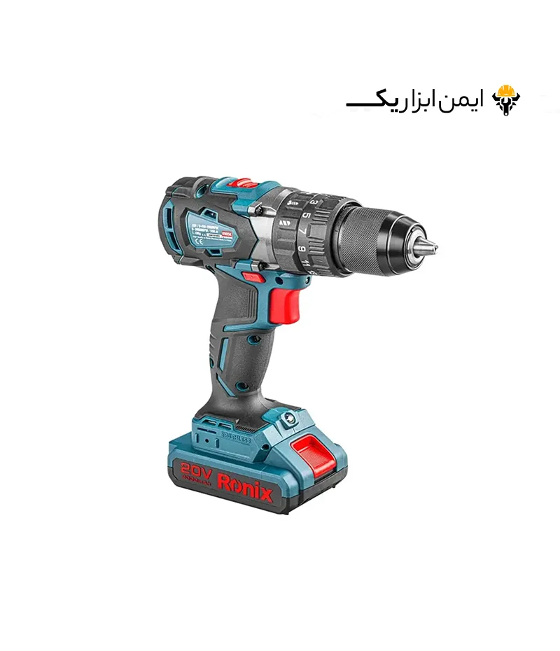 دریل شارژی 13 میلی متری 20 ولت رونیکس (Ronix) مدل 8905K