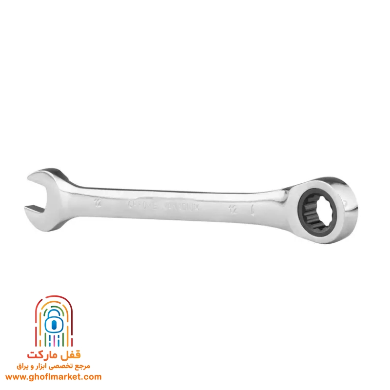 آچار یک سر جغجغه یک سر تخت سایز 12 رونیکس مدل RH-2162