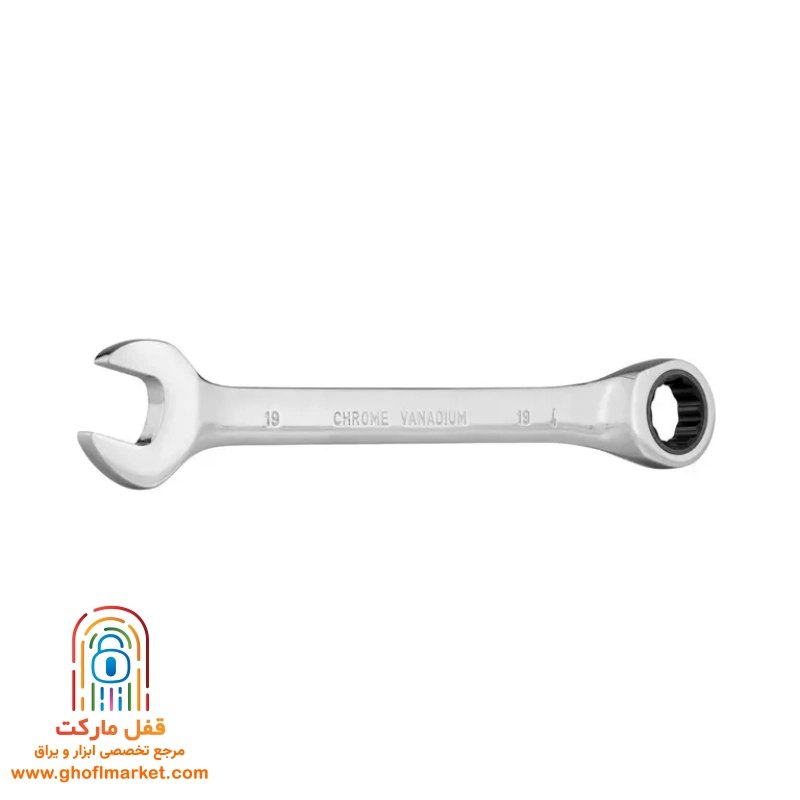 آچار یک سر جغجغه یک سر تخت سایز 19 رونیکس مدل RH-2169