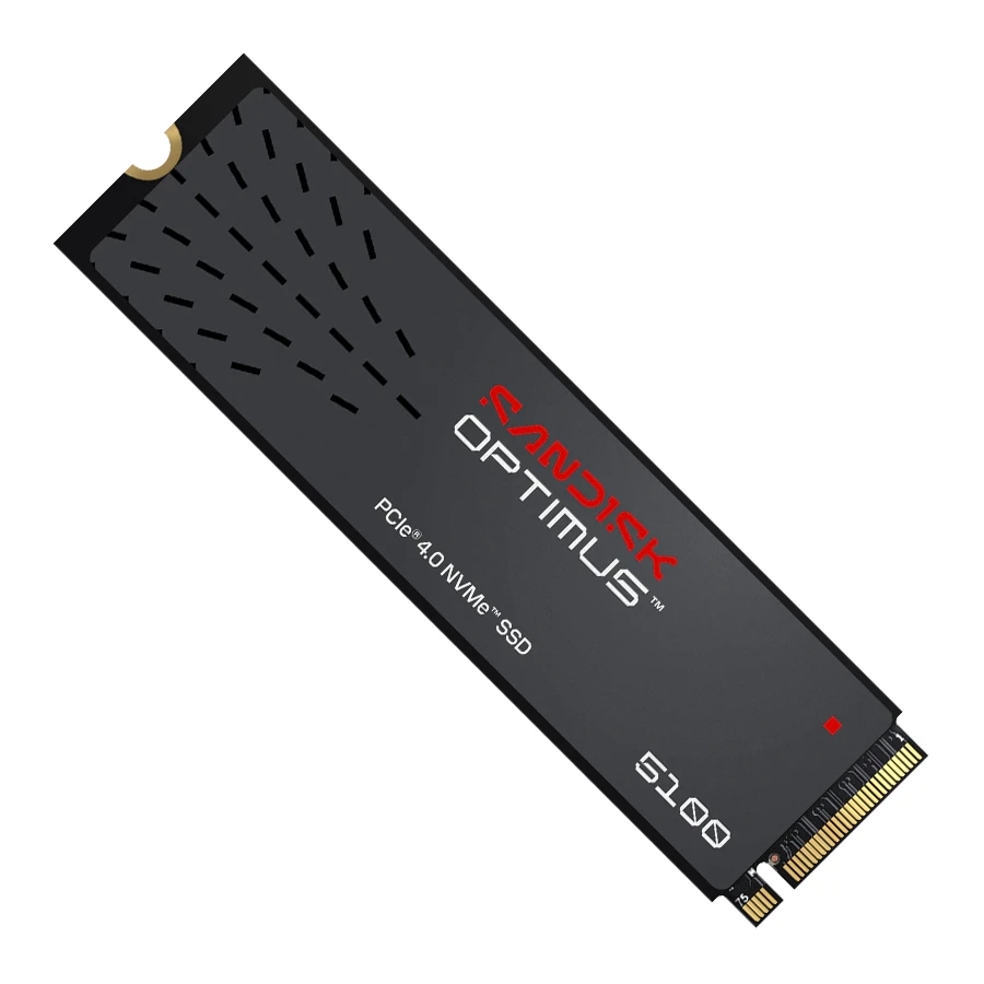 اس اس دی 500 گیگابایت سن دیسک Optimus 5100 M.2 2280 PCIe Gen 4 NVMe