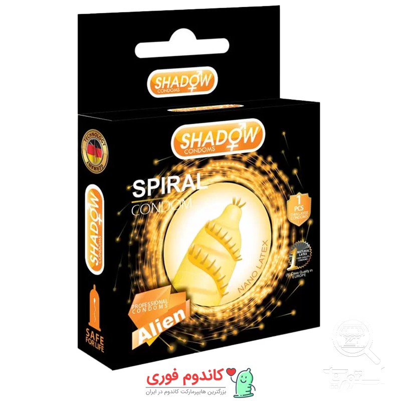 کاندوم فضایی چرخشی شادو مدل spiral