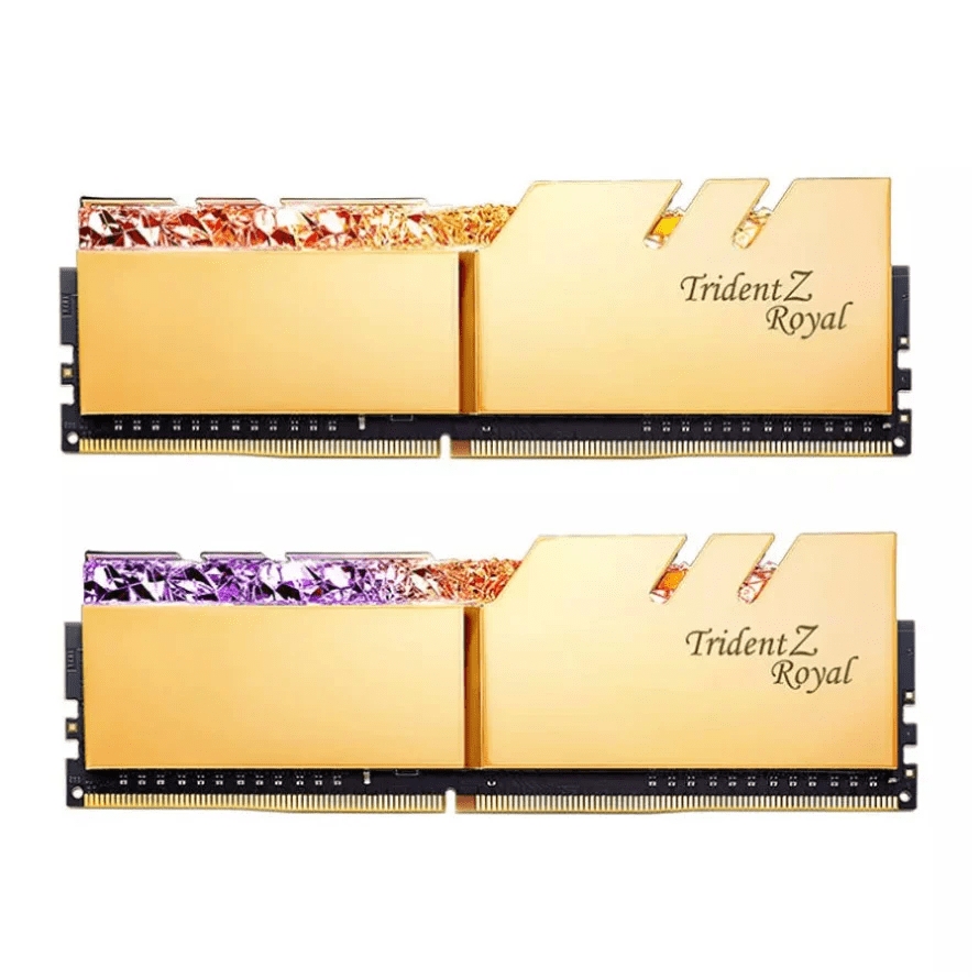 رم جی اسکیل G.Skill Trident Z Royal Gold 16GB 8GBx2 3600MHz CL18