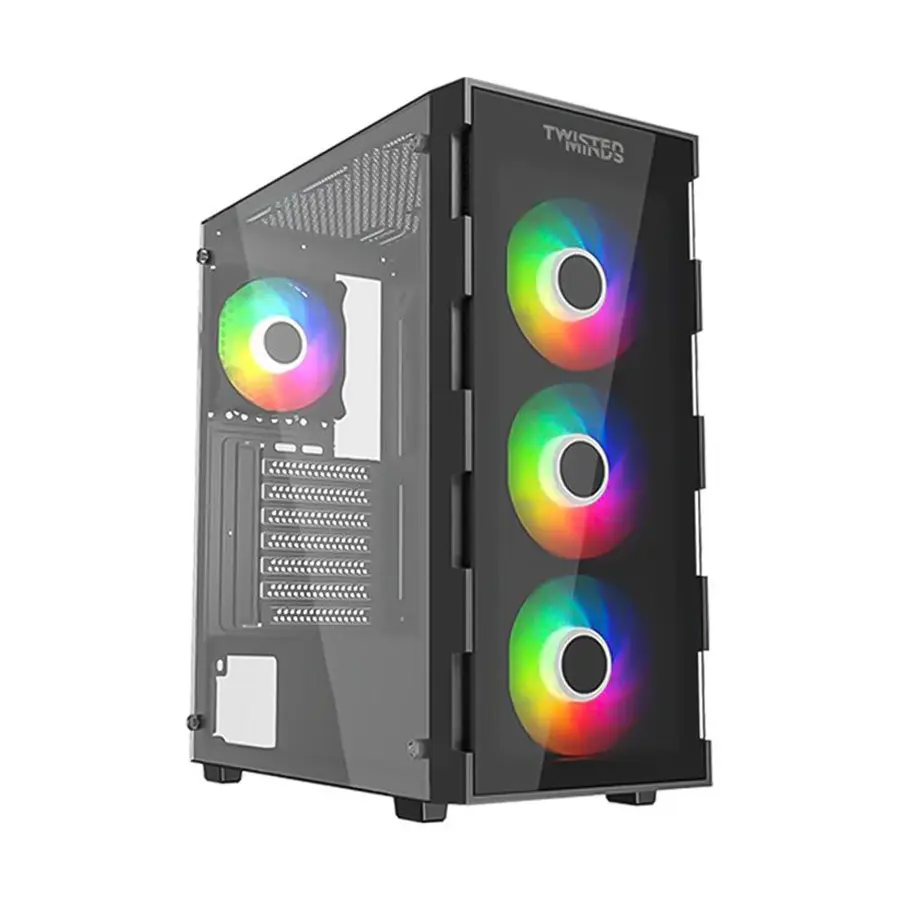 کیس کامپیوتر تویستد مایندز مدل Titan Glass Black