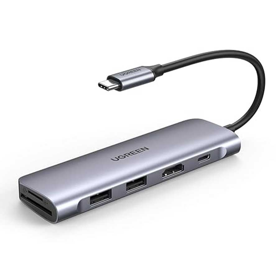 هاب USB-C شش پورت یوگرین مدل CM195