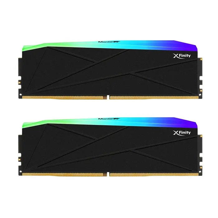 رم وی کالر دو کاناله Manta XFinity RGB 64GB (2 x 16GB) DDR5 6400 CL32