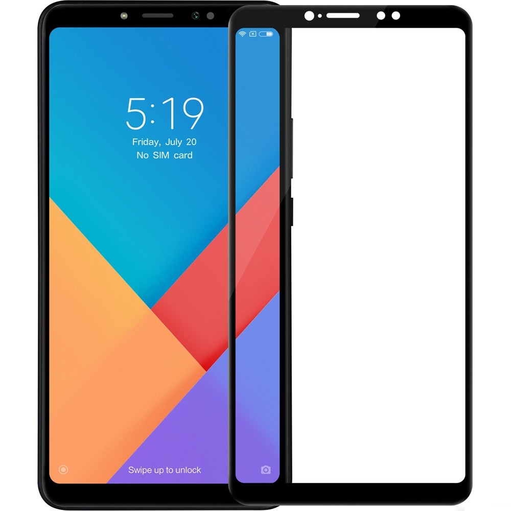 محافظ صفحه نمایش فول چسب با پوشش دهی کامل گوشی Mi Max 3