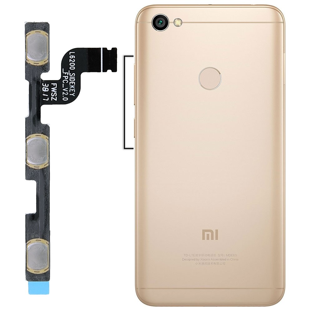 Xiaomi Redmi Note 5A Volume + Power Flex Cable