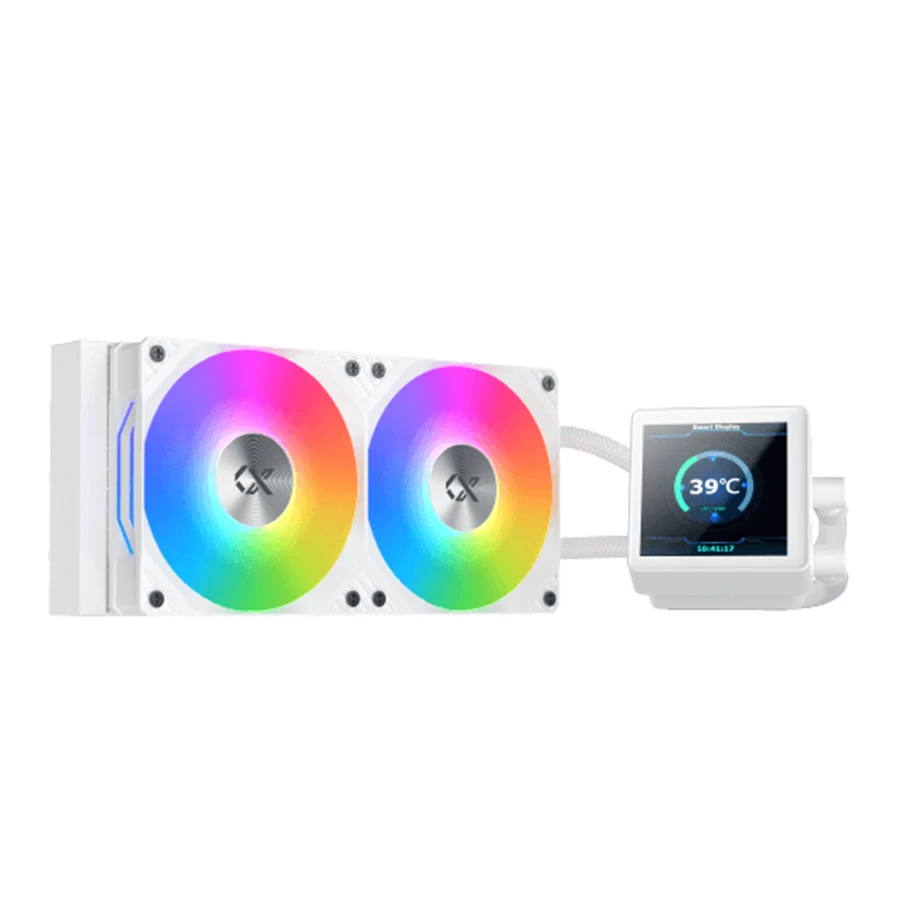خنک کننده مایع پردازنده زیگماتک مدل CONNECT 240 ARGB Arctic White