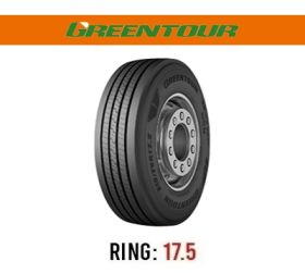 لاستیک خودرو گرین تور مدل GSR110 (گل جلو) سایز 9.5R17.5(تولید2025)