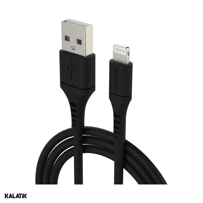 کابل تبدیل USB-A به لایتنینگ هادرون مدل HTC-A-L01 به طول 1 متر
