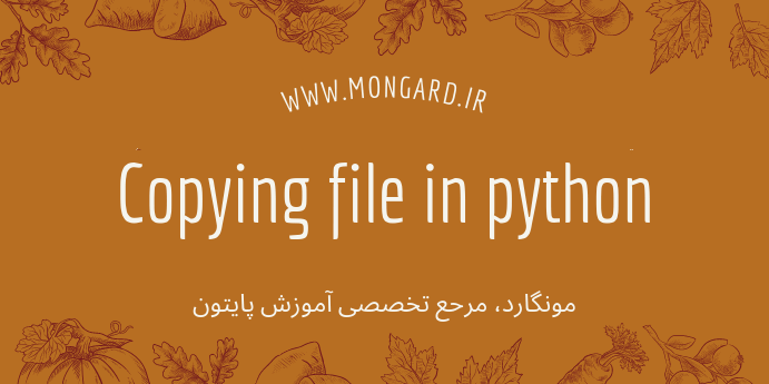 تمام روش‌های کپی فایل در پایتون