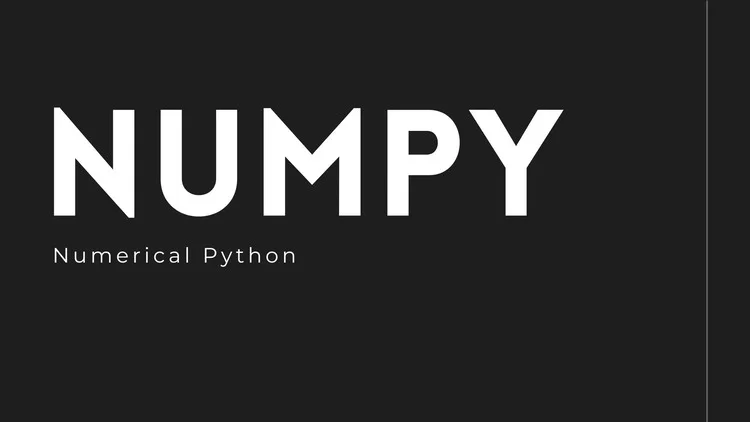 دوره آموزش numpy پایتون