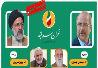 نتایج شمارش آرای انتخابات شورای‌شهر تهران اعلام شد