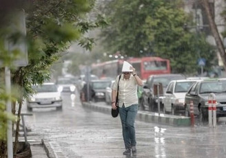 بارش شدید باران در ۲ استان