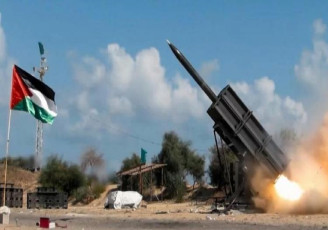آزمایش جدید موشکی مقاومت در سواحل غزه