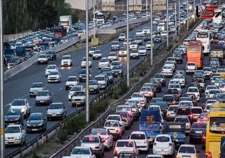 ترافیک سنگین در آزادراههای البرز