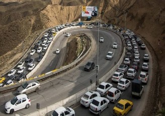 ترافیک نیمه سنگین در آزادراه قزوین – کرج