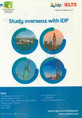 Study overseas with IDP