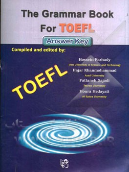 The grammar book for TOEFL: answer key